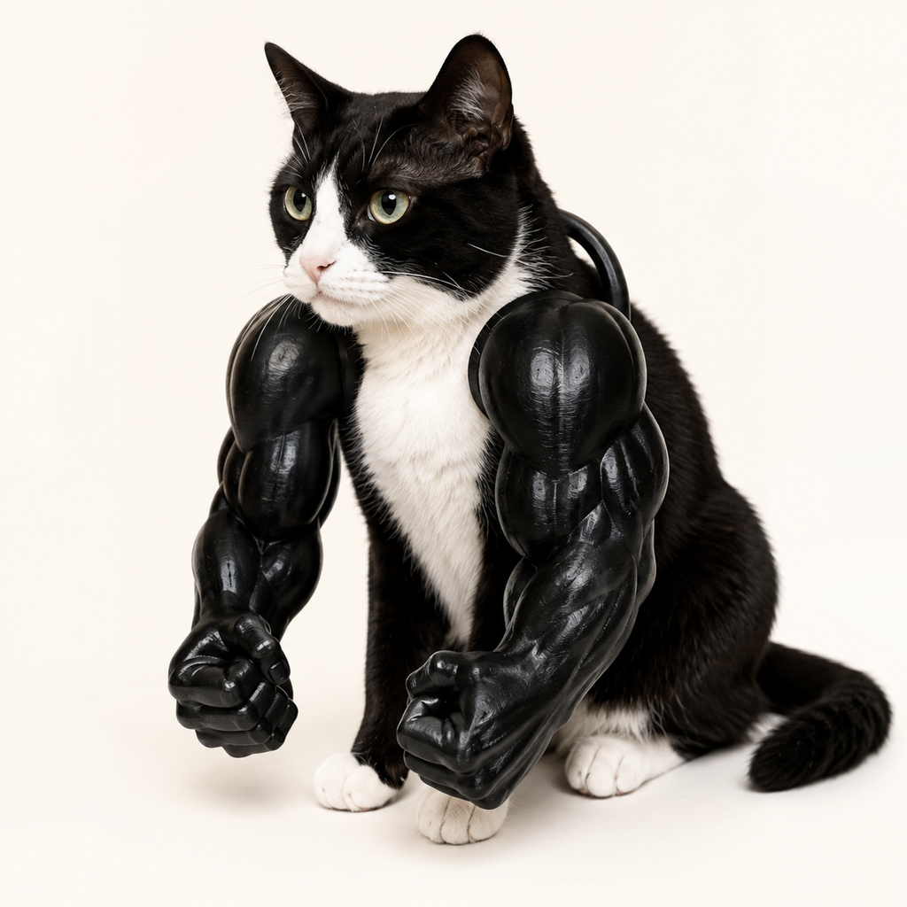 Muscle Arms Pet Costume
