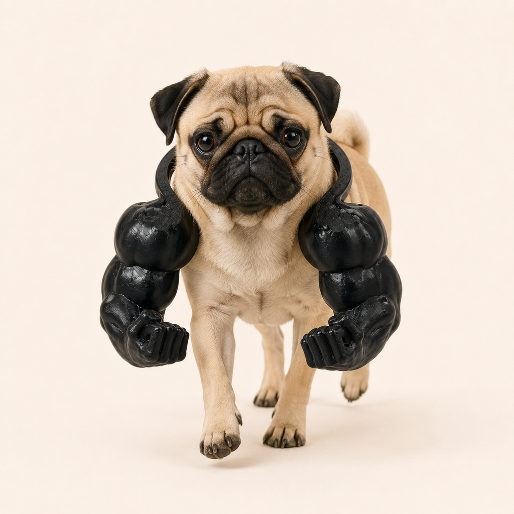 Muscle Arms Pet Costume
