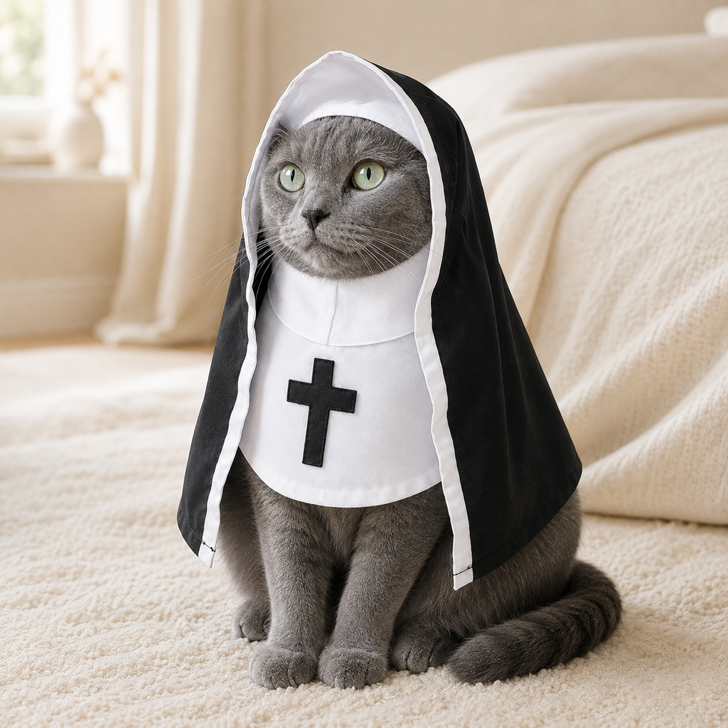 Nun Pet Costume