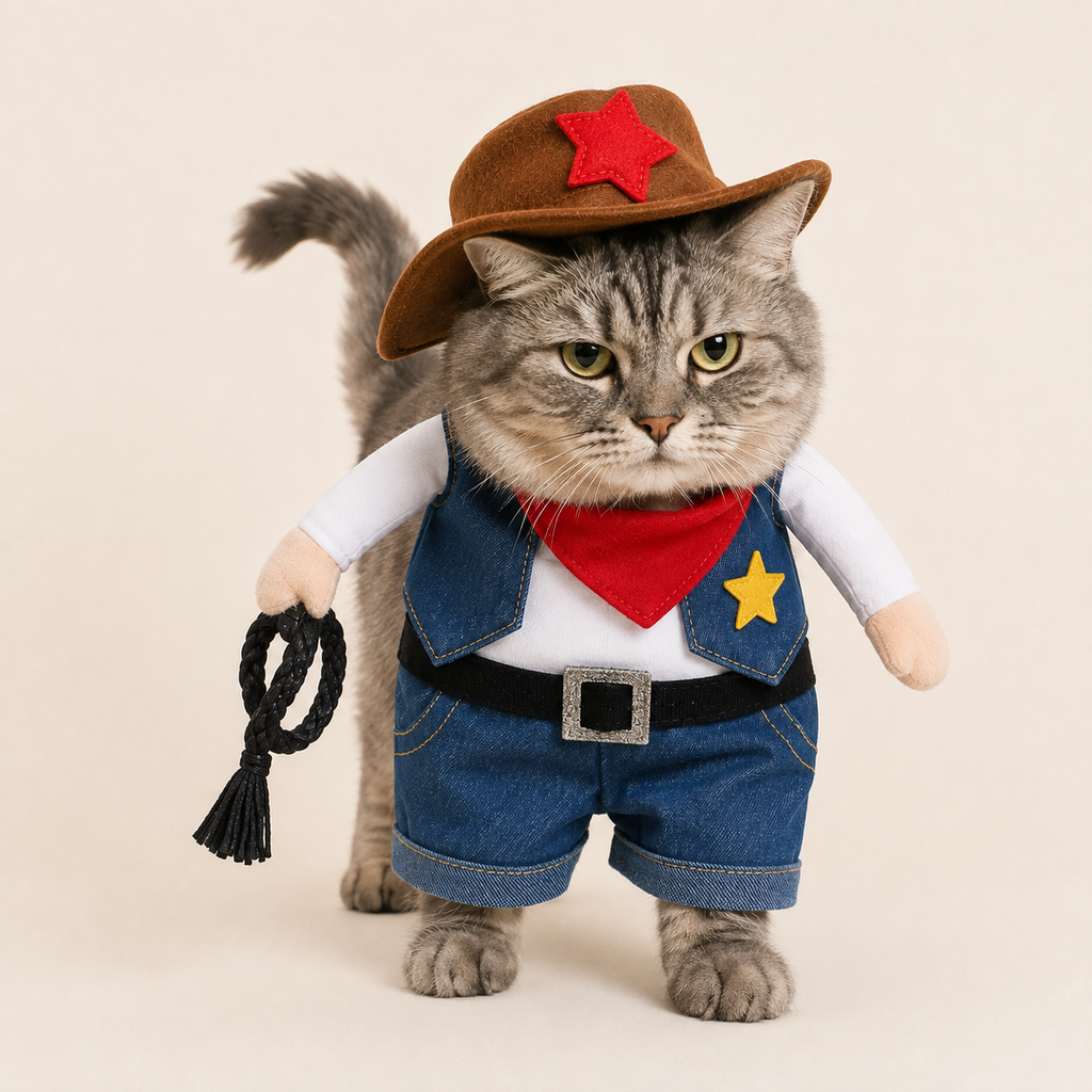 Western Sheriff Pet Costume