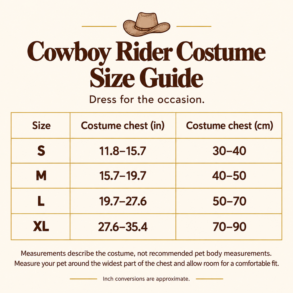 Cowboy Pet Costume
