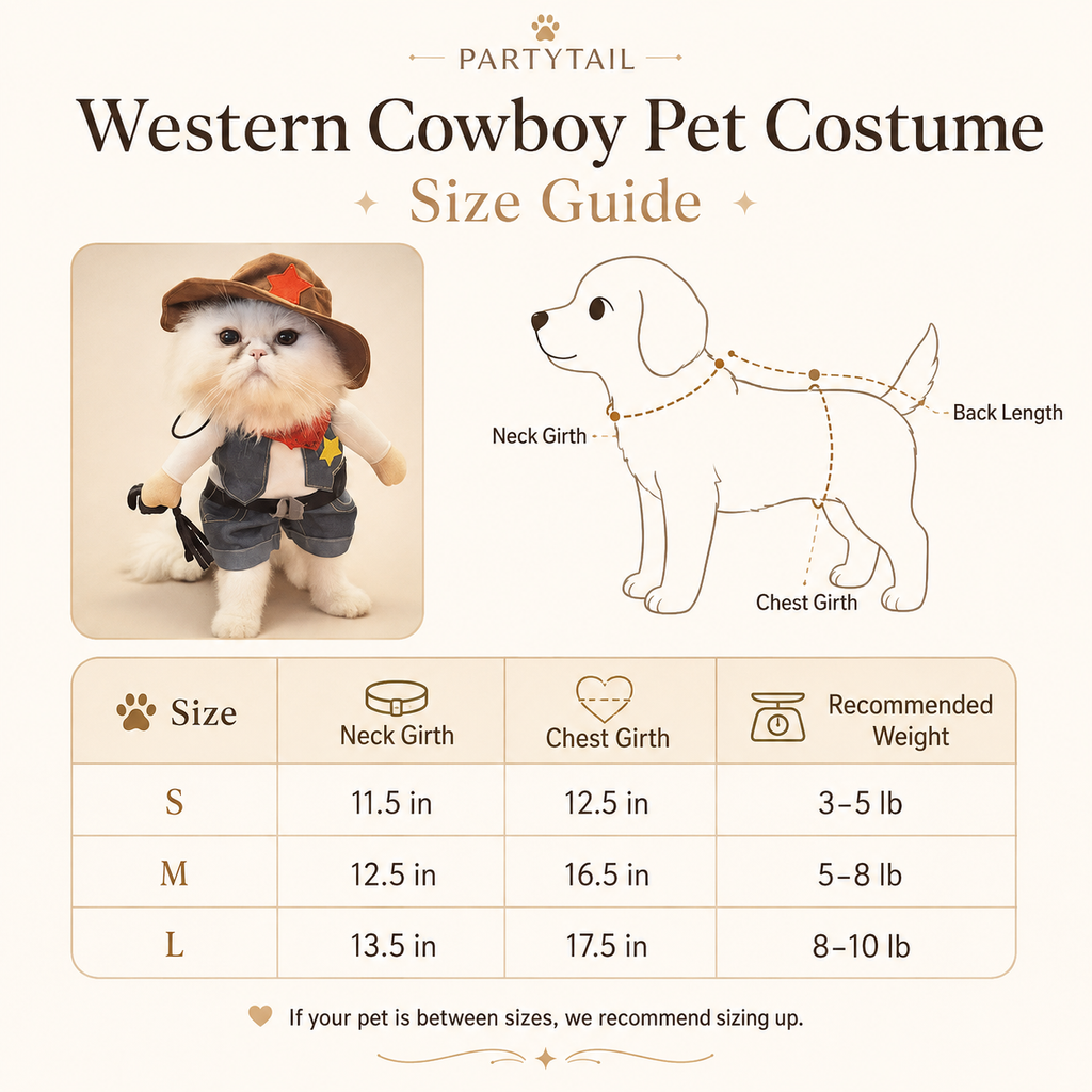 Western Sheriff Pet Costume